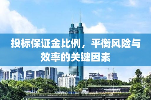 投标保证金比例，平衡风险与效率的关键因素