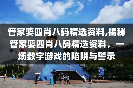 管家婆四肖八码精选资料,揭秘管家婆四肖八码精选资料，一场数字游戏的陷阱与警示