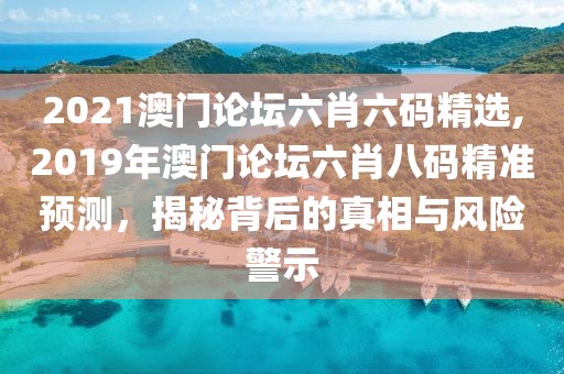 2021澳门论坛六肖六码精选,2019年澳门论坛六肖八码精准预测，揭秘背后的真相与风险警示