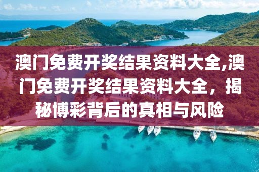 澳门免费开奖结果资料大全,澳门免费开奖结果资料大全，揭秘博彩背后的真相与风险