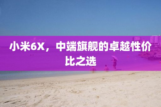 小米6X，中端旗舰的卓越性价比之选