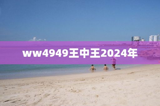ww4949王中王2024年