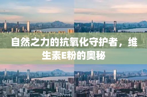 自然之力的抗氧化守护者，维生素E粉的奥秘