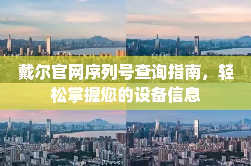 戴尔官网序列号查询指南，轻松掌握您的设备信息