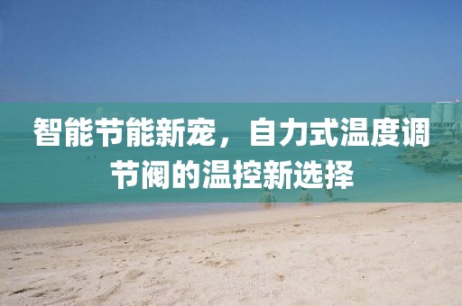 自力式温度调节阀