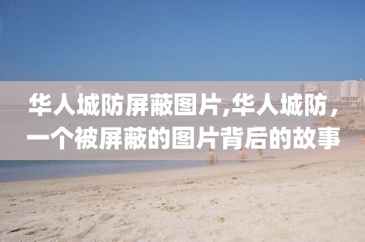 华人城防屏蔽图片,华人城防，一个被屏蔽的图片背后的故事