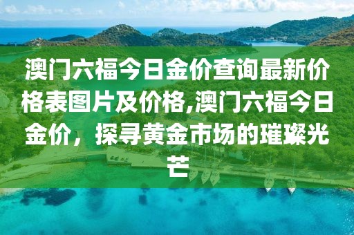 澳门六福今日金价查询最新价格表图片及价格,澳门六福今日金价，探寻黄金市场的璀璨光芒