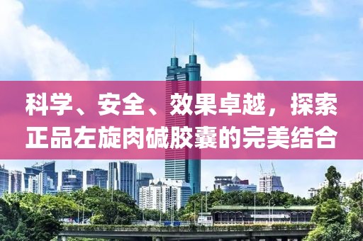 科学、安全、效果卓越，探索正品左旋肉碱胶囊的完美结合