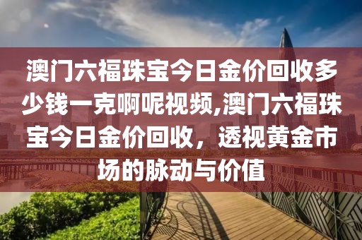 澳门六福珠宝今日金价回收多少钱一克啊呢视频,澳门六福珠宝今日金价回收，透视黄金市场的脉动与价值
