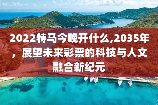 2022特马今晚开什么,2035年，展望未来彩票的科技与人文融合新纪元