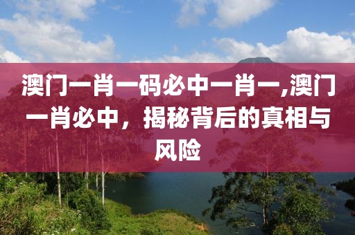 澳门一肖一码必中一肖一,澳门一肖必中，揭秘背后的真相与风险
