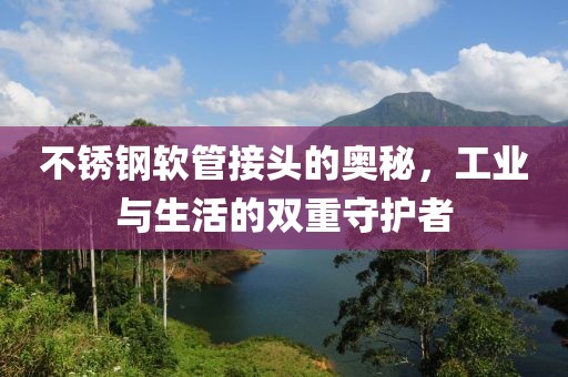 不锈钢软管接头的奥秘，工业与生活的双重守护者