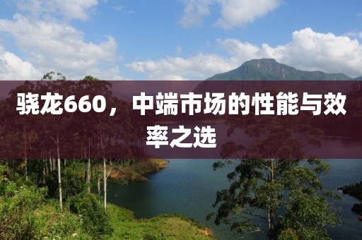中端市场性能