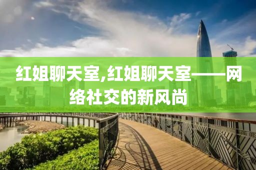 红姐聊天室,红姐聊天室——网络社交的新风尚