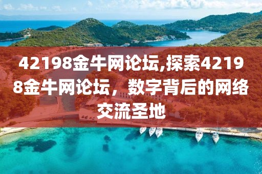 42198金牛网论坛,探索42198金牛网论坛，数字背后的网络交流圣地