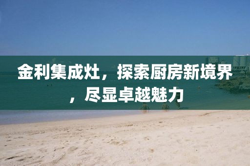 金利集成灶，探索厨房新境界，尽显卓越魅力