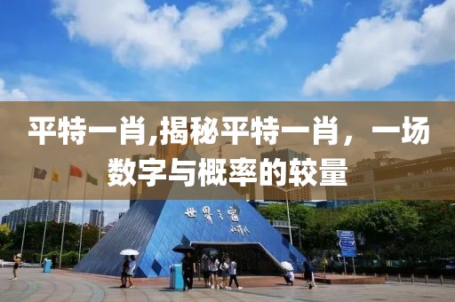 平特一肖,揭秘平特一肖，一场数字与概率的较量