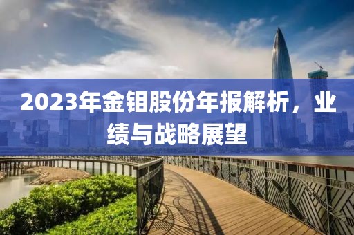 2023年金钼股份年报解析，业绩与战略展望