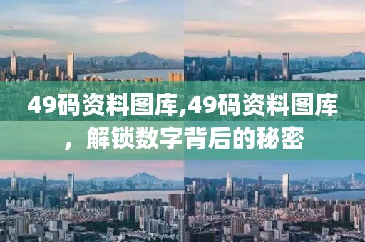 49码资料图库,49码资料图库，解锁数字背后的秘密