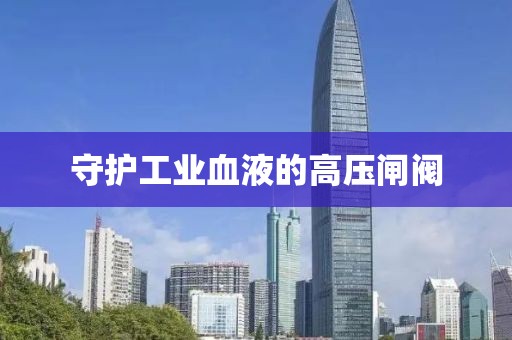 守护工业血液的高压闸阀
