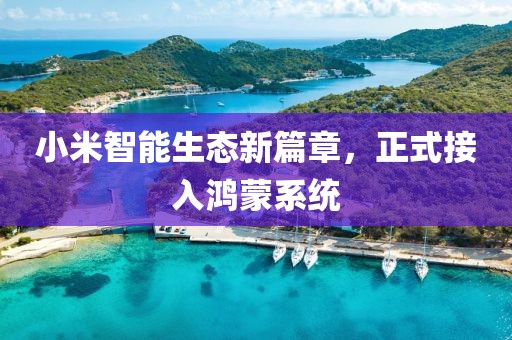 小米智能生态新篇章，正式接入鸿蒙系统