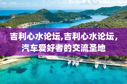 吉利心水论坛,吉利心水论坛，汽车爱好者的交流圣地