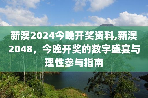 新澳2024今晚开奖资料,新澳2048，今晚开奖的数字盛宴与理性参与指南